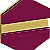 burgundy/gold
